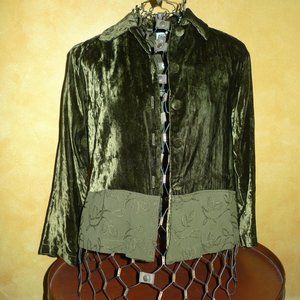 Johnny Was Collection Vintage Velvet Top